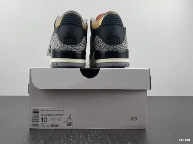 Cheap MAX 3 Jordan Black WMNS Air CK9246-067 Gold 0404